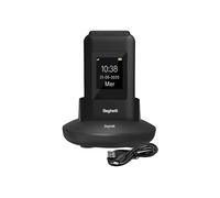 CELLULARE BEGHELLI SLV41 4G DS Nero, per anziani, tasti grandi, tasto di chiamata rapida soccorso, a conchiglia
