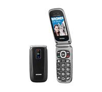 BRONDI telefono cellulare Amico Leale per anziani Dual sim | Nero