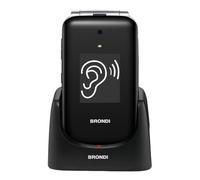CELLULARE BRONDI AMICO SUPERVOICE DUOS BLACK / SILVER ITALIA