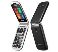Cellulare per anziani Brondi Stone+ Plus Nero Dual SIM/Display Grande/Fotocamera