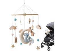 Cellulare per letto con sbarre, campanello calmante per bambini | Giocattolo da appendere per la cameretta dei bambini, parco, regalo di nascita