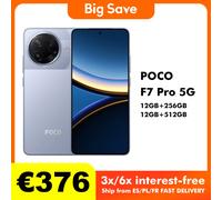 Cellulare POCO F7 Pro 5G 12GB 256GB 512GB NFC versione globale senza caricabatterie Silver