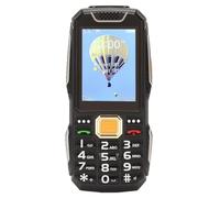 Cellulare Senior 2G, Schermo Infrangibile HD da 2,8 Pollici, Pulsante Grande 3D, Voce Chiara e Forte, Batteria da 13800 MAh, con Luce di Emergenza, per Anziani (Nero)