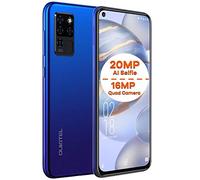 Cellulari Offerte OUKITEL C21, Android 10 Smartphone Dual SIM, Selfie AI 20 MP + Fotocamera Quattro 16 MP, 6,4’’ FHD+ Vista Completa, Octa-Core 4GB+64GB, Face ID,Impronta Digitale Type-C GPS Blu