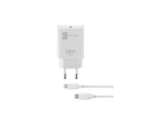 Cellularline USB-C Charger Kit 20W - USB-C to Lightning - iPad (2020) Caricabatterie da rete USB-C 20W per la carica alla massima velocità di iPad (2020) Cellularline