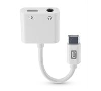 Cellular Line Adattatore USB-C/HDMI/Jack 3mm SOUNDCHARGE35W Bianco