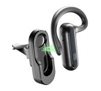 Cellularline - Auricolare Bluetooth Car Flat-black CELLULARLINE