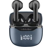 Cellularline Core Pro Auricolari Bluetooth con custodia di ricarica, display LED e funzione ENC Cellularline