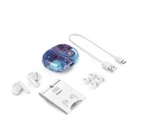 Music Sound - Auricolari Bluetooth TWS Fantasy - Design In-Ear - Senza Fili - Custodia di Ricarica - Microfono - Play Time fino a 25 ore di ascolto - Tanti colori e fantasie disponibili