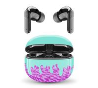 Music Sound - Auricolari Bluetooth TWS Fantasy - Design In-Ear - Senza Fili - Custodia di Ricarica - Microfono - Play Time fino a 25 ore di ascolto - Tanti colori e fantasie disponibili