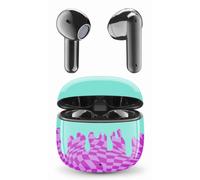 Music Sound - Auricolari Bluetooth TWS Fantasy - Design a Capsula - Senza Fili - Custodia di Ricarica - Microfono - Play Time fino a 25 ore di ascolto - Tanti colori e fantasie disponibili