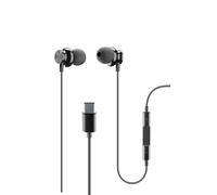 Cellularline Sparrow - USB-C Auricolari stereo in-ear con microfono e remote control Nero