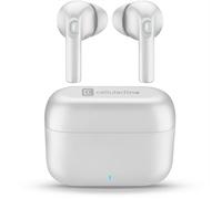 cellularline auricolari true wireless Wavy In-Ear dotati di una custodia di ricarica, la connessione automatica, i controlli touch e fino a 16 ore di autonomia totale, bianco