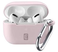 cellularline Bounce Custodia morbida in silicone per AirPod con gancio per Apple AirPods Pro, rosa