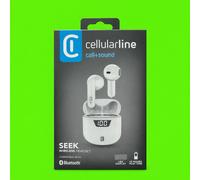 Cellularline Call+Sound S uffie Wireless Bluetooth Bianche - Nuove