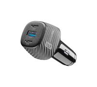 Cellularline - Car Multipower Laptop - Caricabatterie da auto 3 porte - Total Output: 103W - iPhone, Samsung, Xiaomi, Oppo and other Smartphones and Tablets - Nero