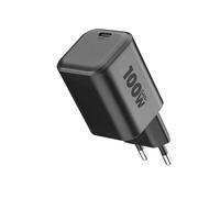 Cellularline caricabatterie da rete ACH USB-C GaN+ con porta Power Delivery da 100 W per una ricarica veloce e sicura di smartphone, tablet e laptop