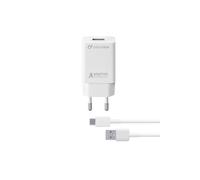 Cellular Line Caricabatterie universale da rete Adattatore per smartphone USB-C colore Bianco - ACHSMKIT15WTYCW