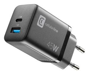 Cellularline Caricabatterie da rete 2 porte 45W