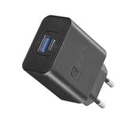 Cellularline - Caricabatterie da Rete 2 porte USB e USB-C con tecnologia Super Fast Charging 25W