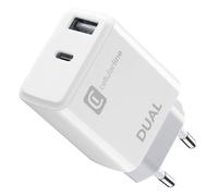 Cellularline | Caricabatterie da Rete | Caricabatterie da rete con 2 porte USB e