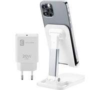 Cellularline - Caricabatterie da Rete | Kit di accessori per iPhone, con funzione di ricarica e supporto.