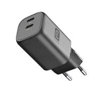 CARICABATTERIA CELLULARLINE GAN+ 45 W 2 porte USB-C da W, Nero