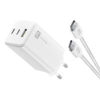Cellular Line Caricabatterie Multipower Achkitgan100wtabw 100W GaN USB-C Bianco