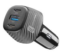 Cellularline Caricabatterie Multipower da Auto 103W Cbrusb3pd103wk Nero