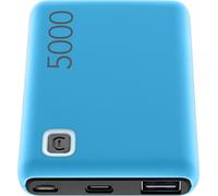 POWERBANK CELLULARLINE POWER ESSENCE 5000 MAH AZZURRO USB-C / MICRO-USB