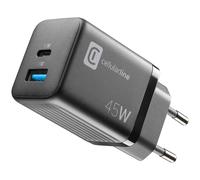 Cellularline MULTIPOWER MICRO 45W Caricabatterie da rete veloce ultracompatto 2 porte, 45W
