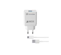 Cellularline Caricabatterie USB Achkit15wtyctabw Bianco
