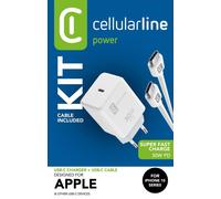 Cellularline - Caricatore Da Rete Achiphkitc2cpd30ww-bianco CELLULARLINE