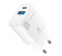 Cellularline - Caricatore Da Rete Charger Dual Pd 25w Samsung-bianco CELLULARLINE