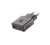 Cellularline - Caricatore Power Lite Slim 30w Dual Usb-a + Usb-c-nero CELLULARLINE