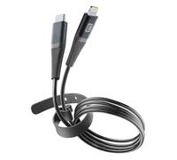 Cellularline Cavi Dati con cinturino Usbdatabeltc2lmfik Nero