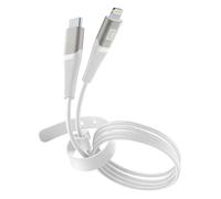 Cellularline Cavi Dati con cinturino Usbdatabeltc2lmfiw Bianco
