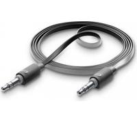 Cellularline Aux Music - Universale Cavo Aux antigroviglio per collegare lo smartphone all'autoradio Nero