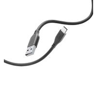 Cellularline Soft cable 120 cm - USB-C Cavo soft touch USB-C Nero