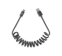 Cellularline USB to USB-C Spiral Cable Cavo spiralato estendibile fino a 120 cm
