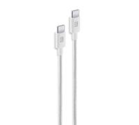 Cellular Line Cavo telato USB-C a USB-C USBDATABRCTOC15W 150 cm Bianco