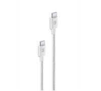 Cellularline - Cavo Telato 250 Cm - Usb-c To Usb-c-bianco CELLULARLINE