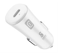 Cellularline Super Fast Car Power 25W - Samsung Caricabatterie da auto USB-C Super Fast Charge 25W Bianco