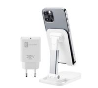 Cellularline Charge & Stand Kit - iPhone 8 or later Kit di accessori per iPhone,