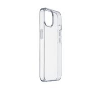 Cellularline Clear Strong - iPhone 13 Custodia rigida con bordi in gomma - con tecnologia antibatterica integrata Trasparente