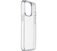 cellularline Clear Strong - iPhone 15 Pro Max - Custodia Rigida con Bordi Gomma - Anti-Shock Protegge da Urti e Cadute - Compatibile con Ricarica Wireless Contiene Materiale Riciclato - Trasparente