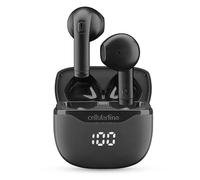 cellularline CORE Auricolari Bluetooth True Wireless con Custodia di Ricarica, Display LED, 16 Ore Play Time, Controlli Touch, Autopairing, Nero
