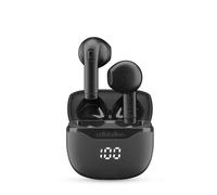 cellularline CORE Auricolari Bluetooth True Wireless con Custodia di Ricarica, Display LED, 16 Ore Play Time, Controlli Touch, Autopairing, Nero
