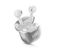 Cellularline Core Pro Auricolari Bluetooth con custodia di ricarica, display LED e funzione ENC Cellularline