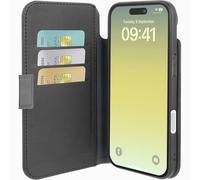 cellularline - Cover Book Agenda - Custodia a libro in eco-pelle - Compatibile con iPhone Air - Eleganza e funzionalità in un’unica soluzione - Tecnologia Antibatterica Microban integrata - Nero